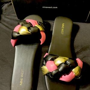Brand new Nine West sandals in box